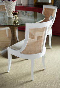 Kole White Armchair