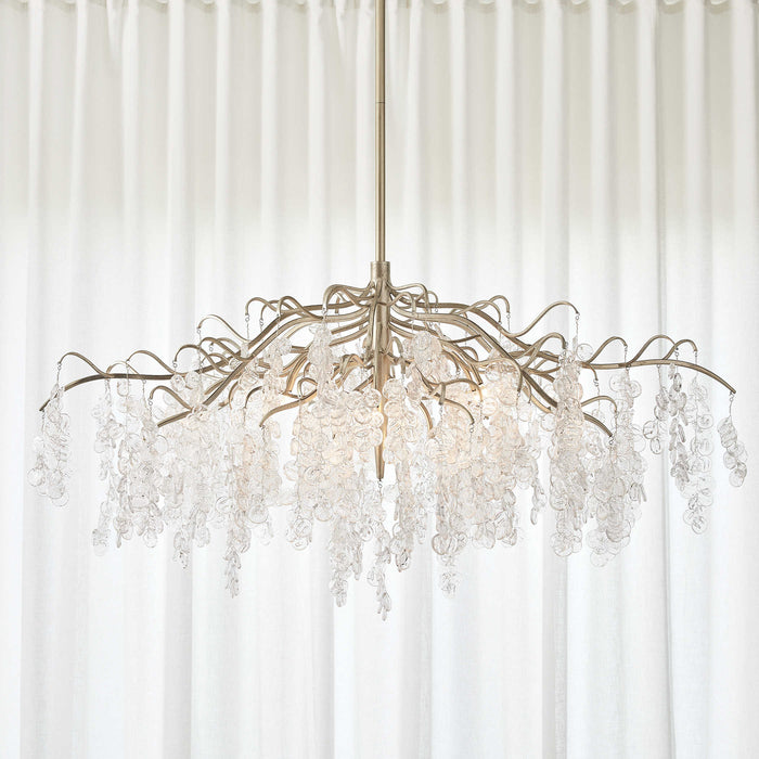 Boreas Silver Champagne Chandelier (Available in 2 Sizes)