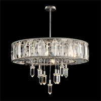 Tessia Champagne Silver Chandelier (2 Sizes Available