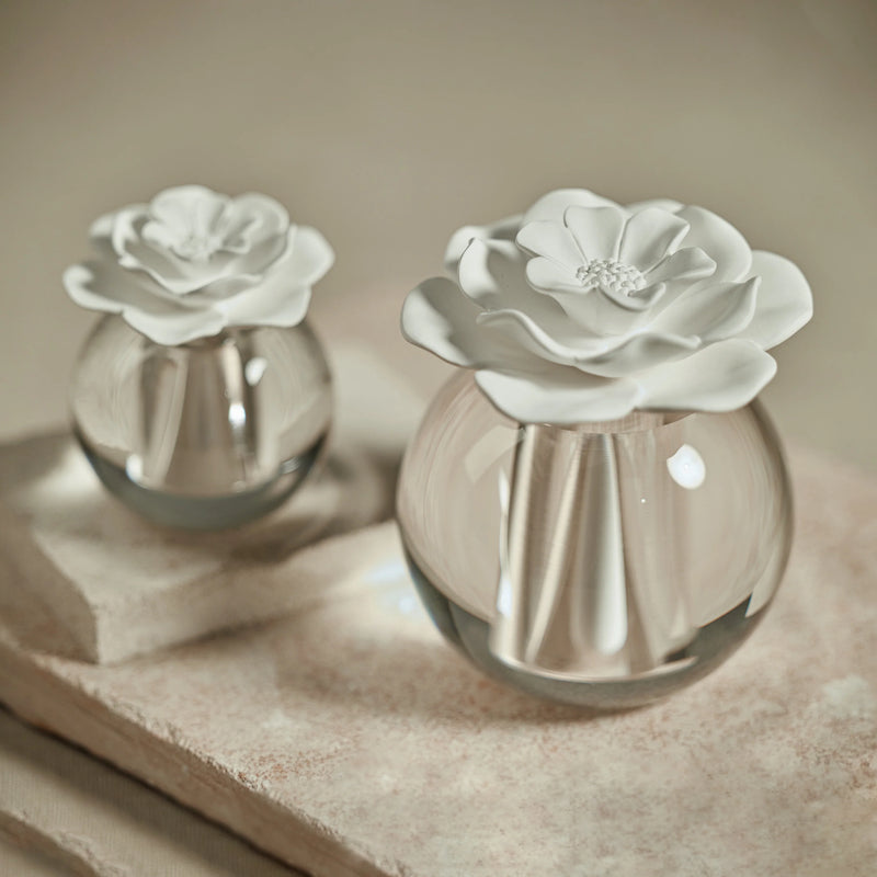 Apothecary Valentina Mandarin Blossom Fragrance Crystal Ball Diffuser - Set of 4 (2 Sizes Available)