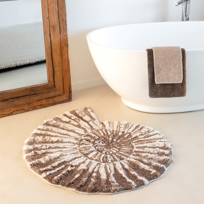 Shell Luxury Multicolor Luxury Bath Rug