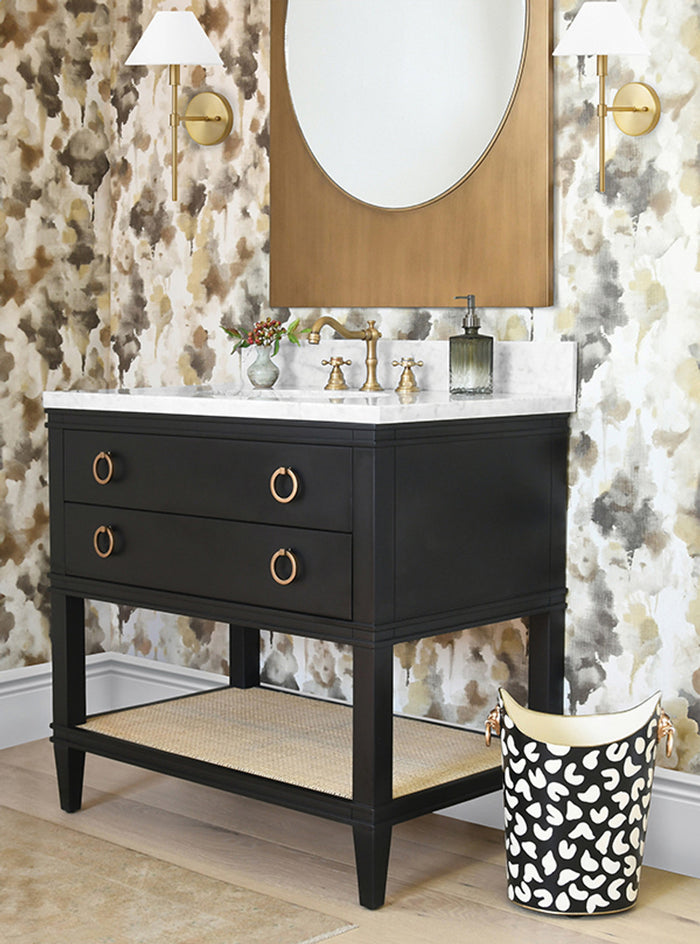 Ember 36.5" Black Bath Vanity
