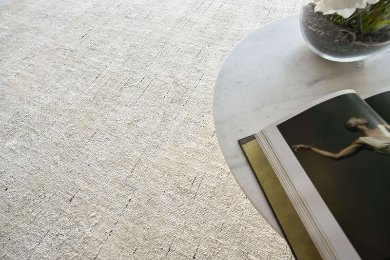 Rina Ivory/Grey Area Luxury  Rug
