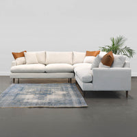 Bronia 111" Beach Alabaster Sectional Sofa
