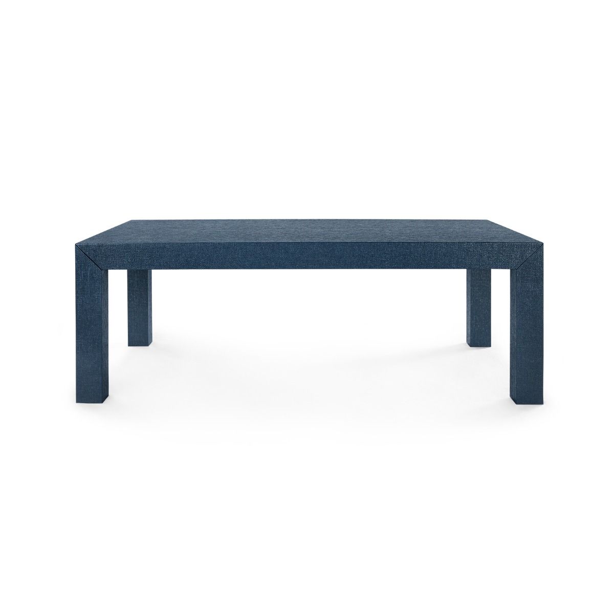 Rogelio Navy Grasscloth Coffee Table
