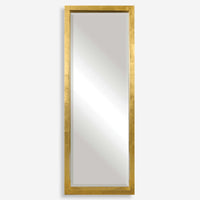 Harper 76" Antiqued Gold Leaf Mirror