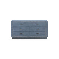 Noah Blue 6 Dresser Drawer