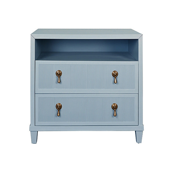 Isla 32.5" Light Blue Nightstand/End Table