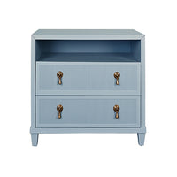 Isla 32.5" Light Blue Nightstand/End Table