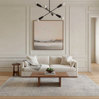 Delphine Blue Plush Area Rug