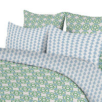 Lana Green/Blue Reversable Twin Comforter Set (3 Piece Set)