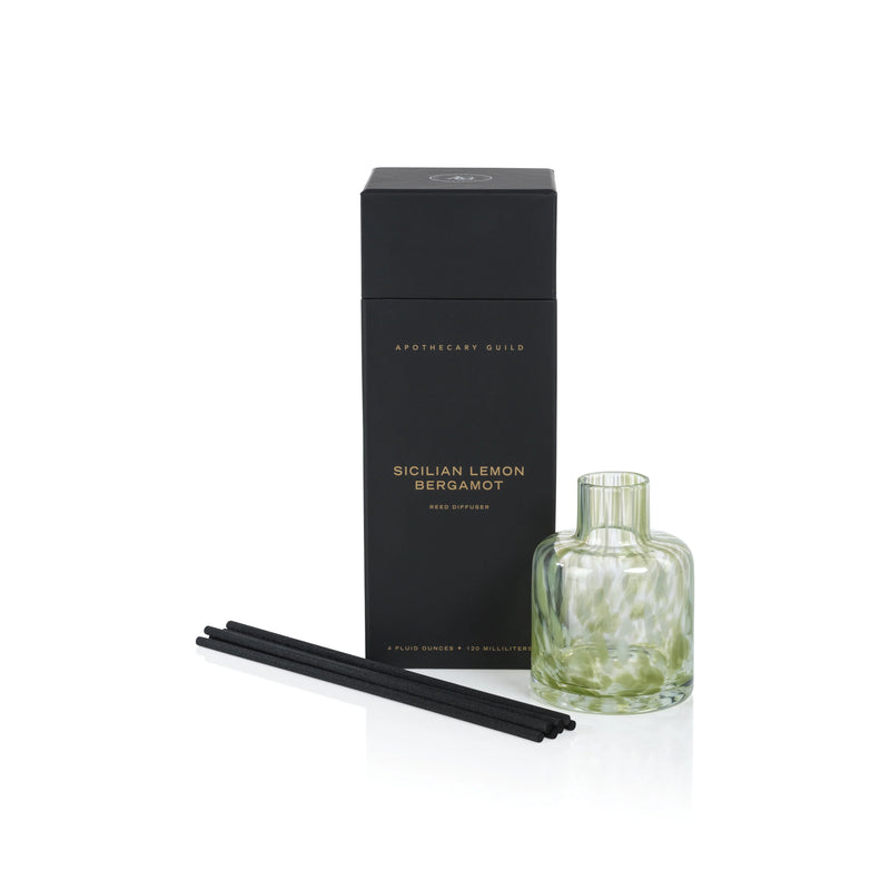 Opal Diffuser in Gift Box - Green/Sicilian Lemon Bergamot (Set of 4)