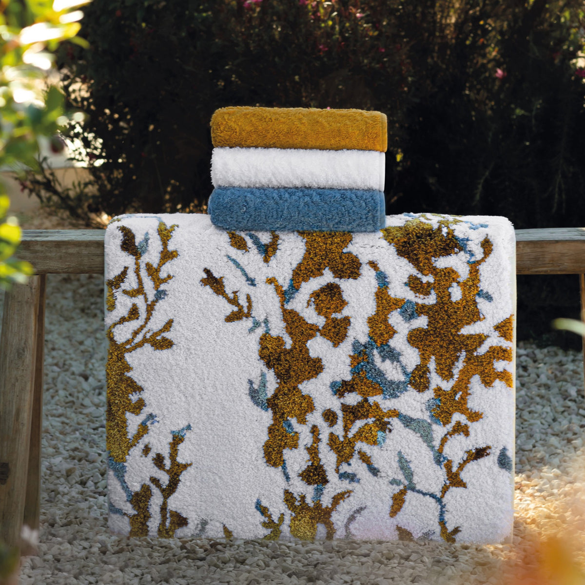 Layla Multicolour Luxury Bath Rug