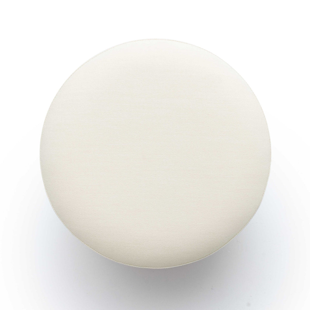 Valerie Cream Upcycled Performance Fabric Ottoman