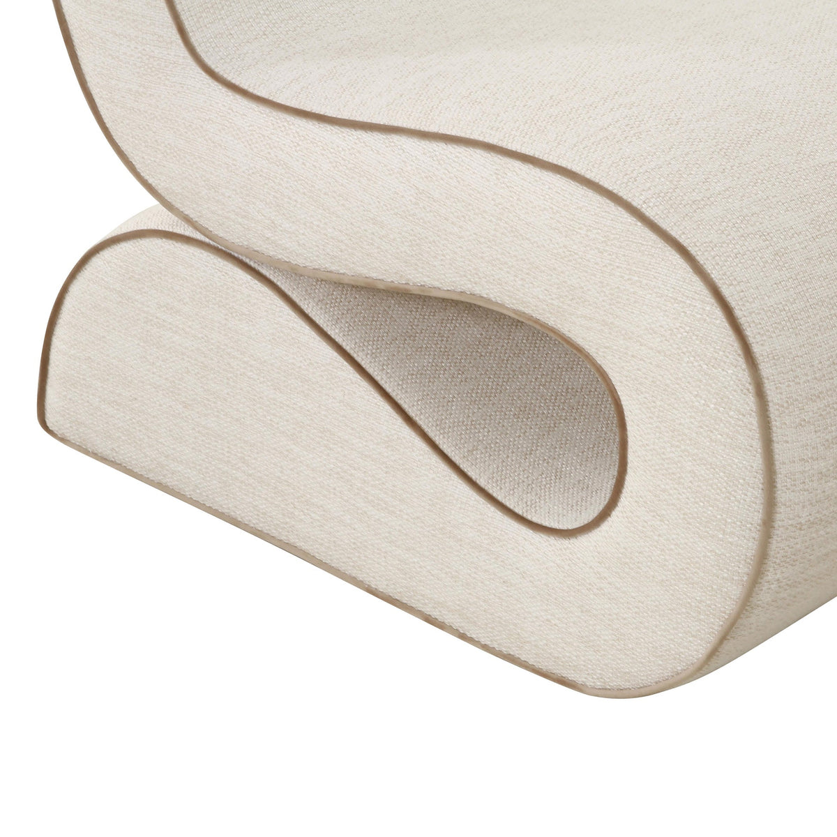 Selene Cream Performance Basketweave Accent Chair