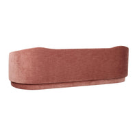 Libby 92.5” Mauve Textured Performance Velvet Sofa