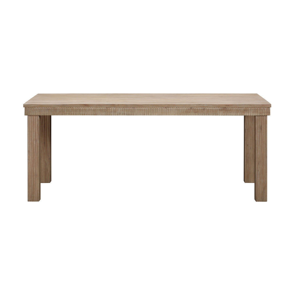 Essie Natural Outdoor 75" Rectangular Dining Table