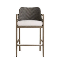 Chilton Outdoor Performance Boucle Dark Bar Stool