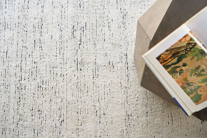 Rina Ivory/Navy Area Luxury  Rug