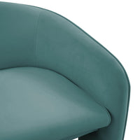Gattara Sea Blue Performance Velvet Accent Chair