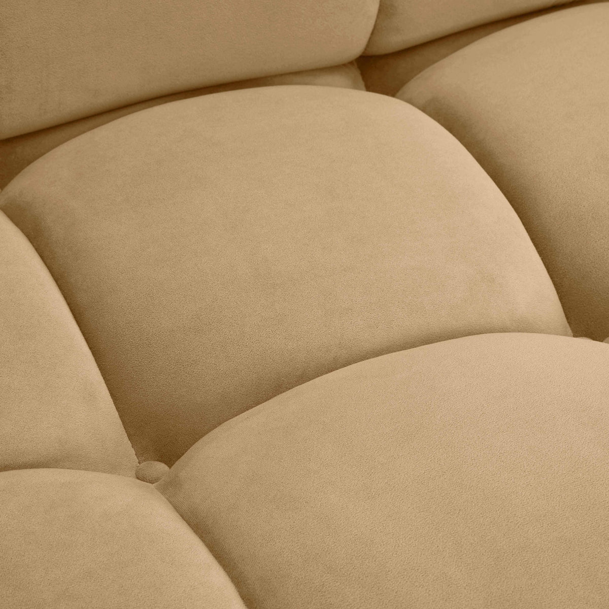 Vogue 118” Cafe Au Lait Performance Velvet Modular Sofa