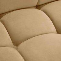 Vogue 118” Cafe Au Lait Performance Velvet Modular Sofa