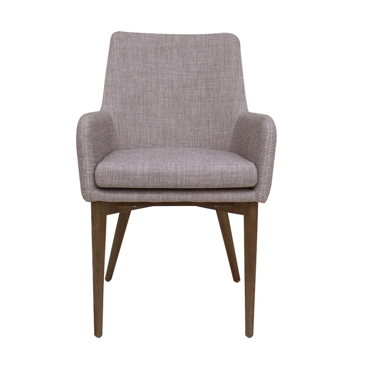 Anna Light Grey Arm Dining Chair