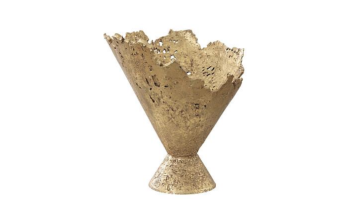 Kai Gold Leaf Sculptural Bowl