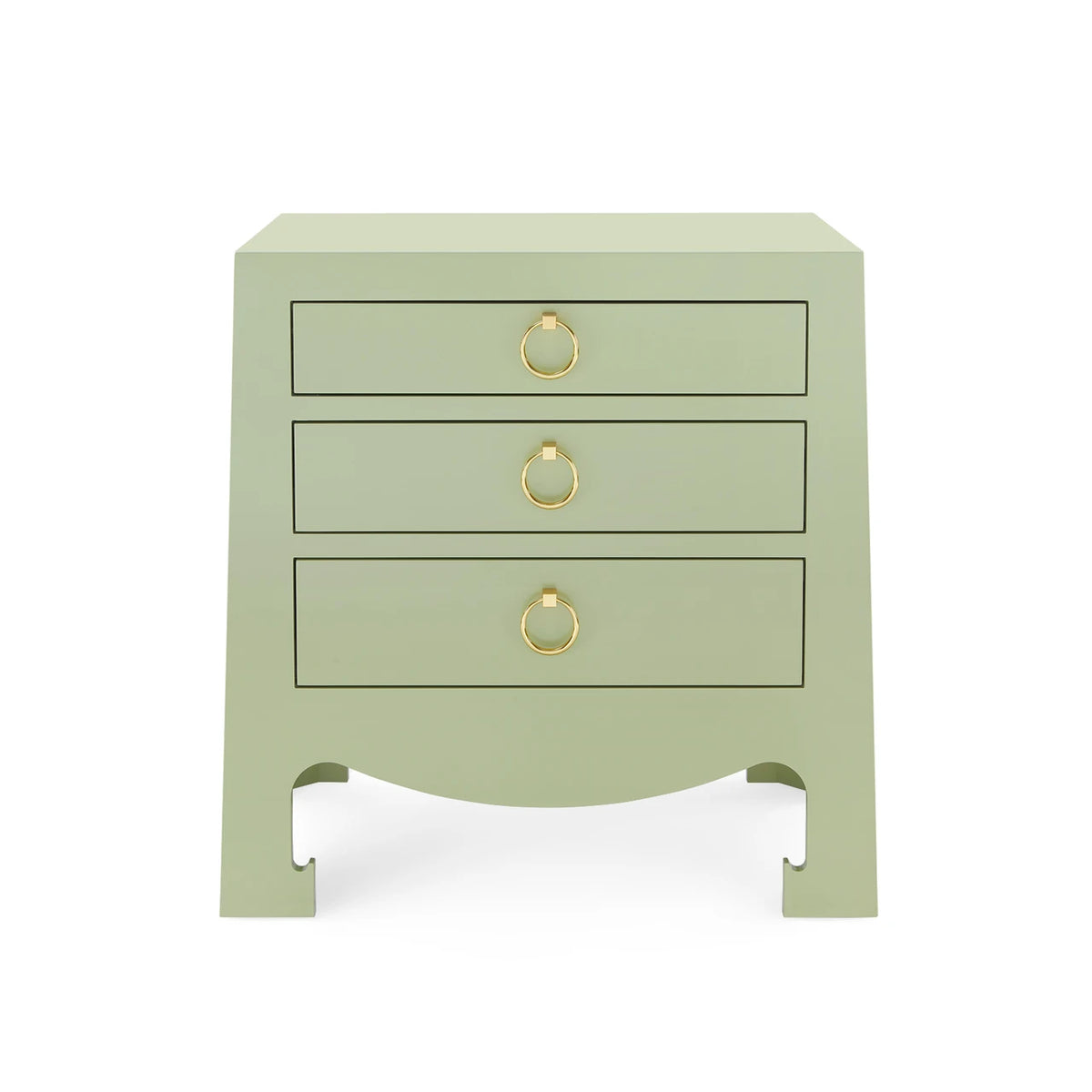 Maylee 26" Green & Gold Nightstand