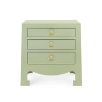 Maylee 26" Green & Gold Nightstand