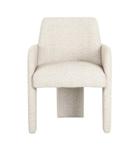 Claude Modern Beige Fabric Dining Chair