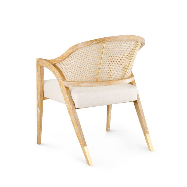 Eden Natural & Linen Accent Chair