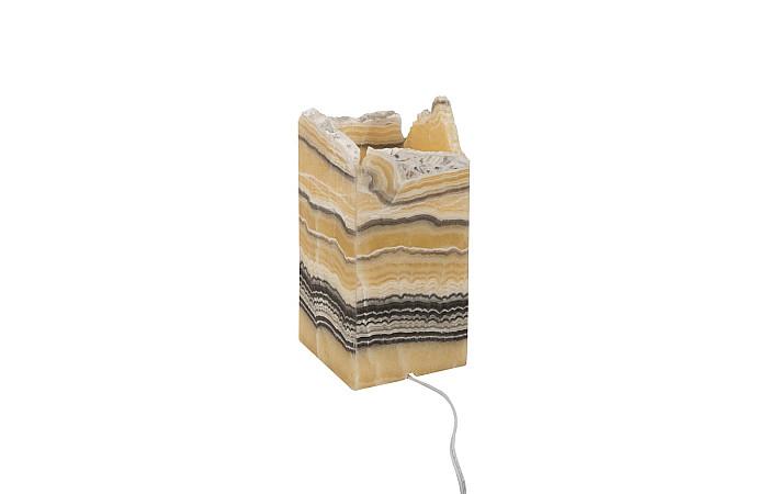 Onyx Zebra Multicolour Square Lamp I