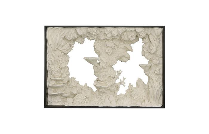 Framed Coral Reef Console Table