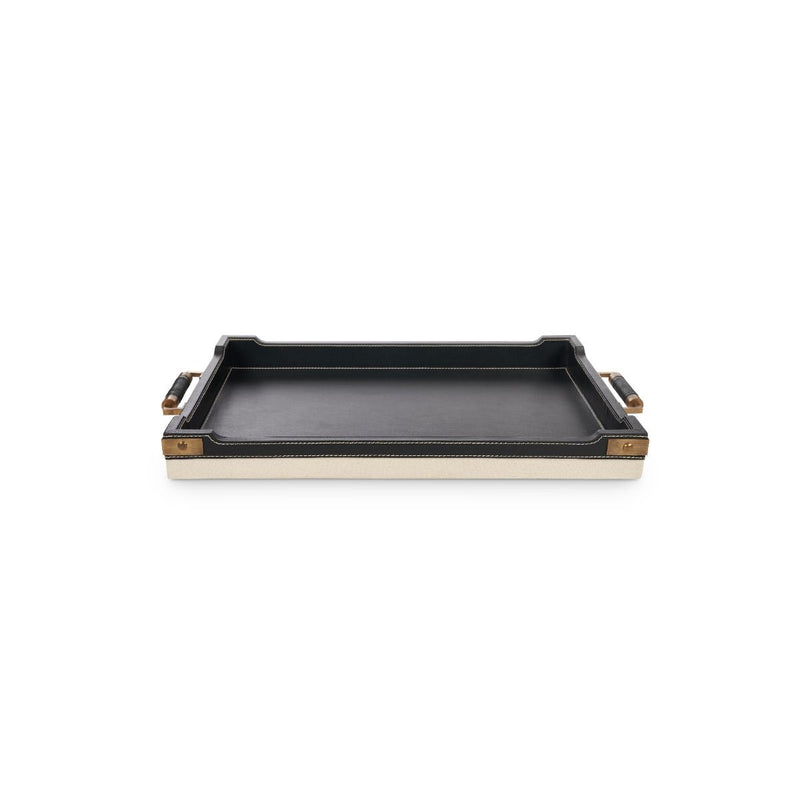 Hudson Black Rectangular Serving Tray