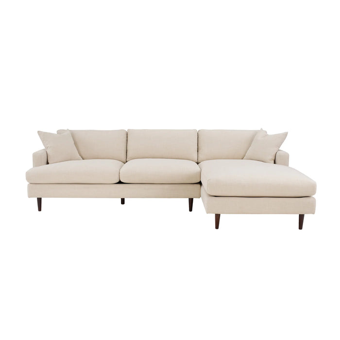 Bronia 109" Beach Alabaster Right Sectional Sofa