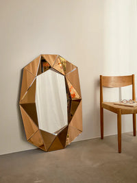Francine European Artist Collection Large Bronze Mirror