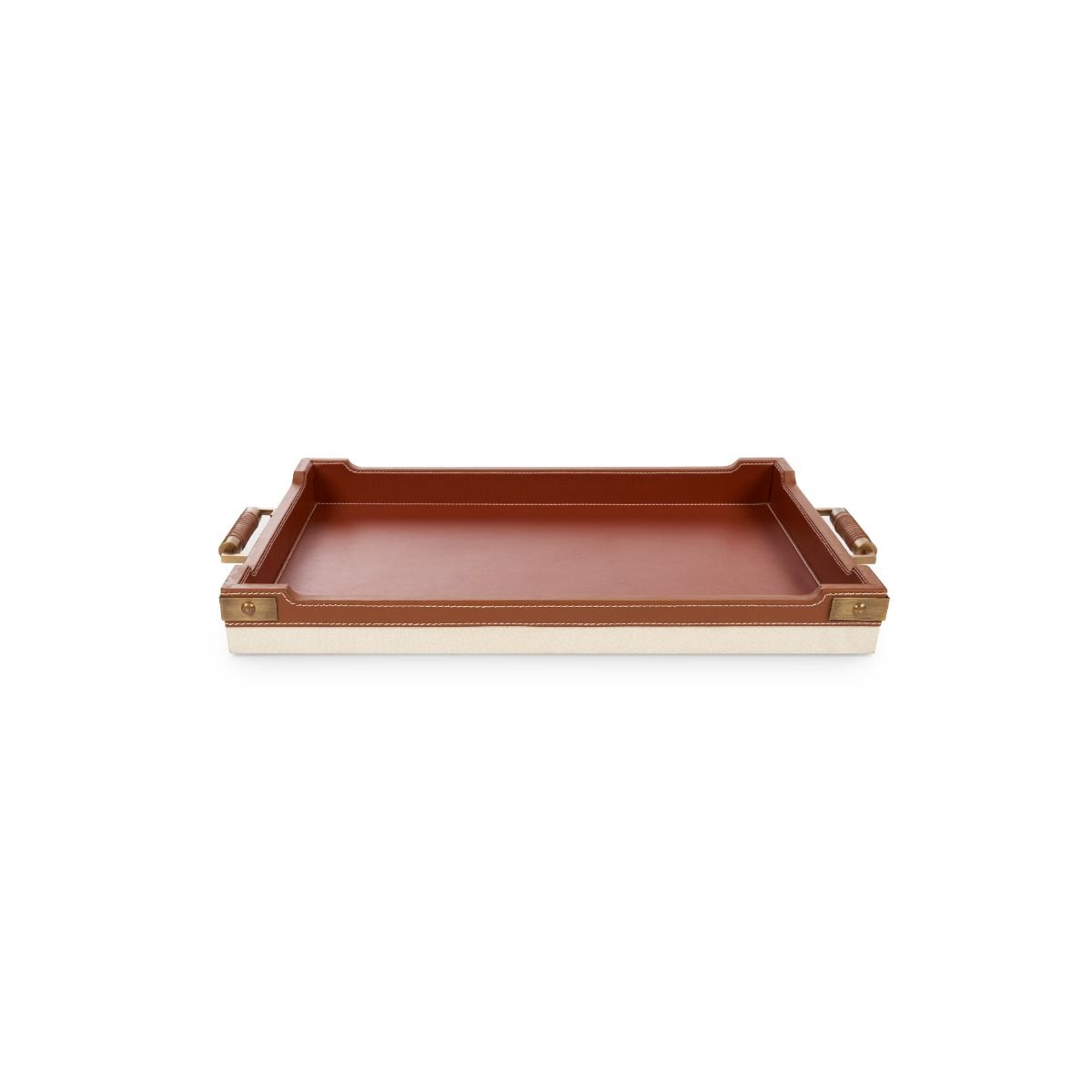 Hudson Tan Rectangular Serving Tray