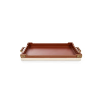 Hudson Tan Rectangular Serving Tray