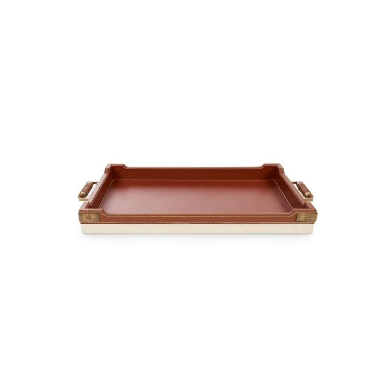 Hudson Tan Rectangular Serving Tray