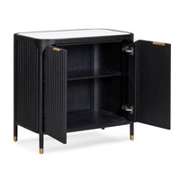 Yasmine 36" Black Bar Cabinet