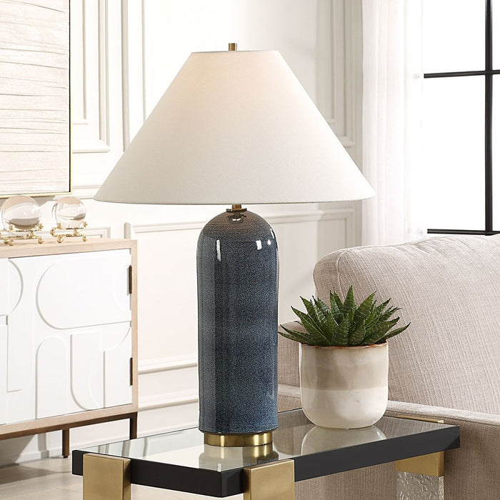 Millie Deep Blue & Gold Table Lamp