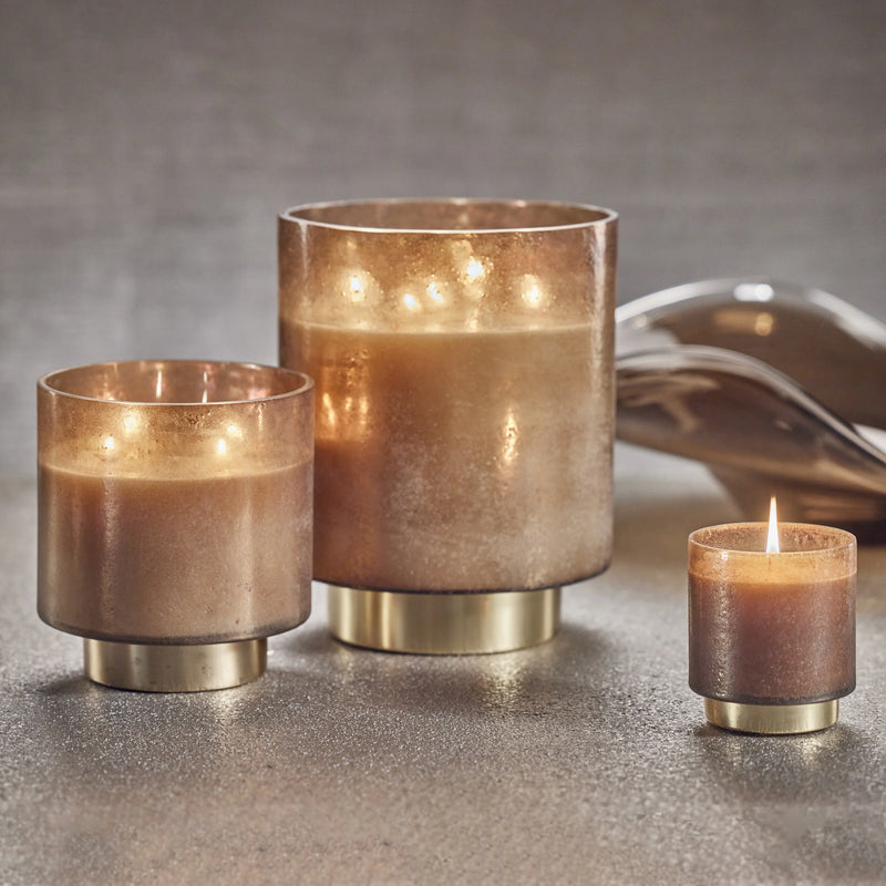 Cortina Large Taupe Scented Candle (Set of 2)