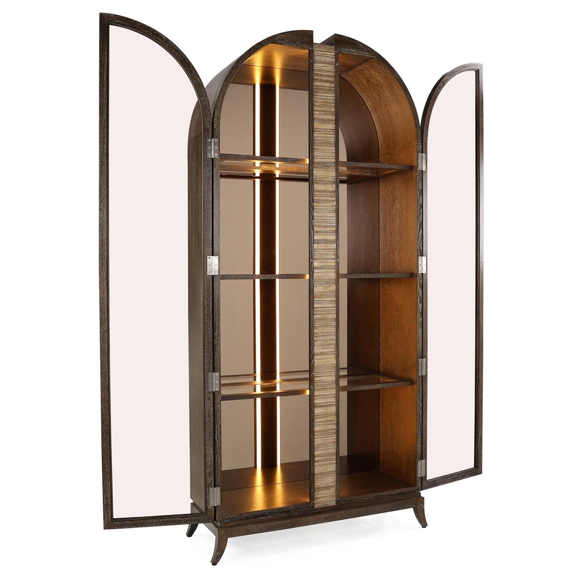 Vivienne Oak & Valyrian Gold Cabinet