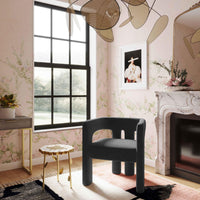 Sloane Black Performance Velvet Chair