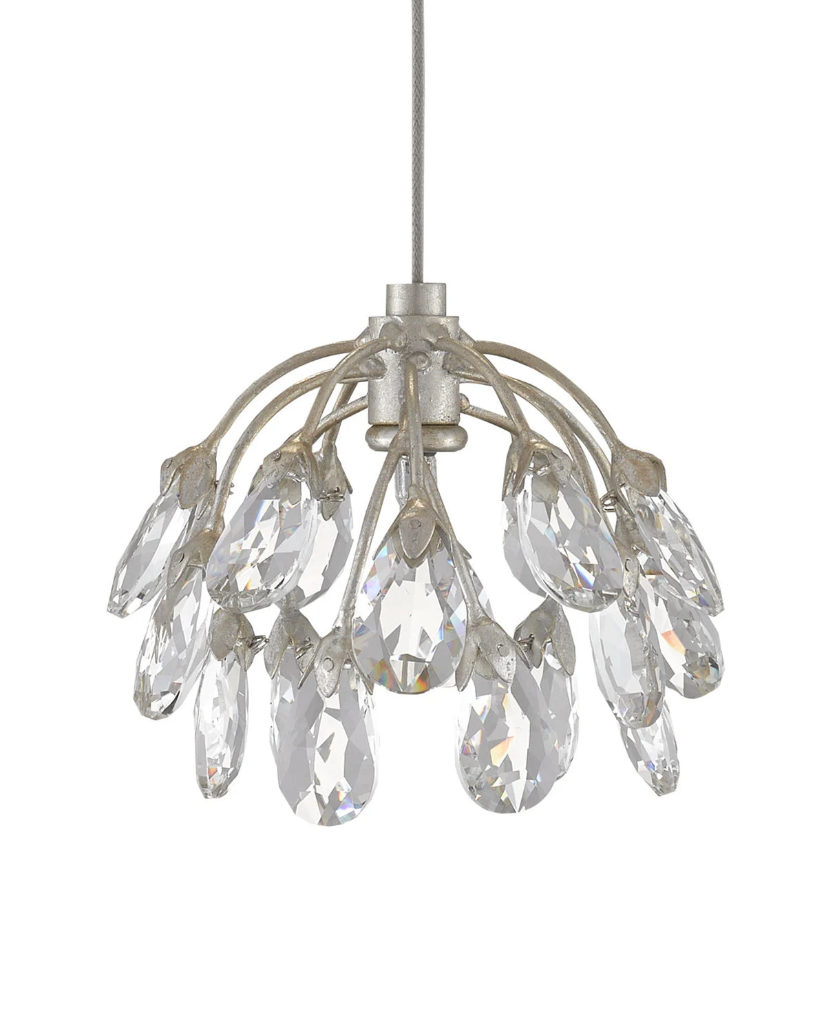 Crystal Bud 1-Light Linear Multi-Drop Pendant
