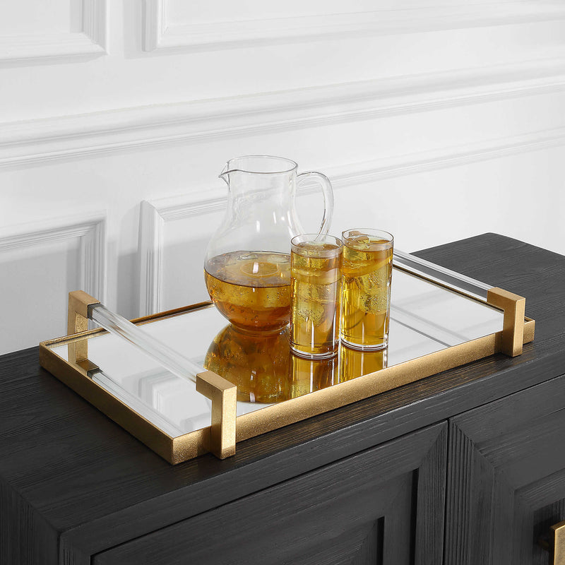 Reed Modern Gold Tray