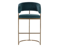 Marris Teal & Gold Barstool