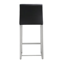 Moriah Black Steel Counter Stools (Set of 2) - Luxury Living Collection