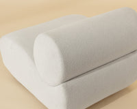 Nimbus Cream Performance Fabric Indoor/Outdoor Modular Armless Chair